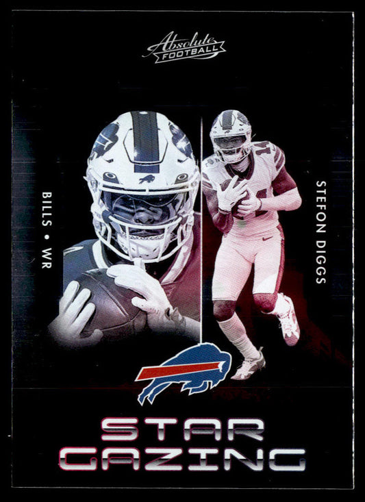 2023 Panini Absolute #SG-17 Stefon Diggs Star Gazing  Krazy King Collectibles LLC   