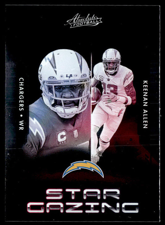 2023 Panini Absolute #SG-16 Keenan Allen Star Gazing  Krazy King Collectibles LLC   