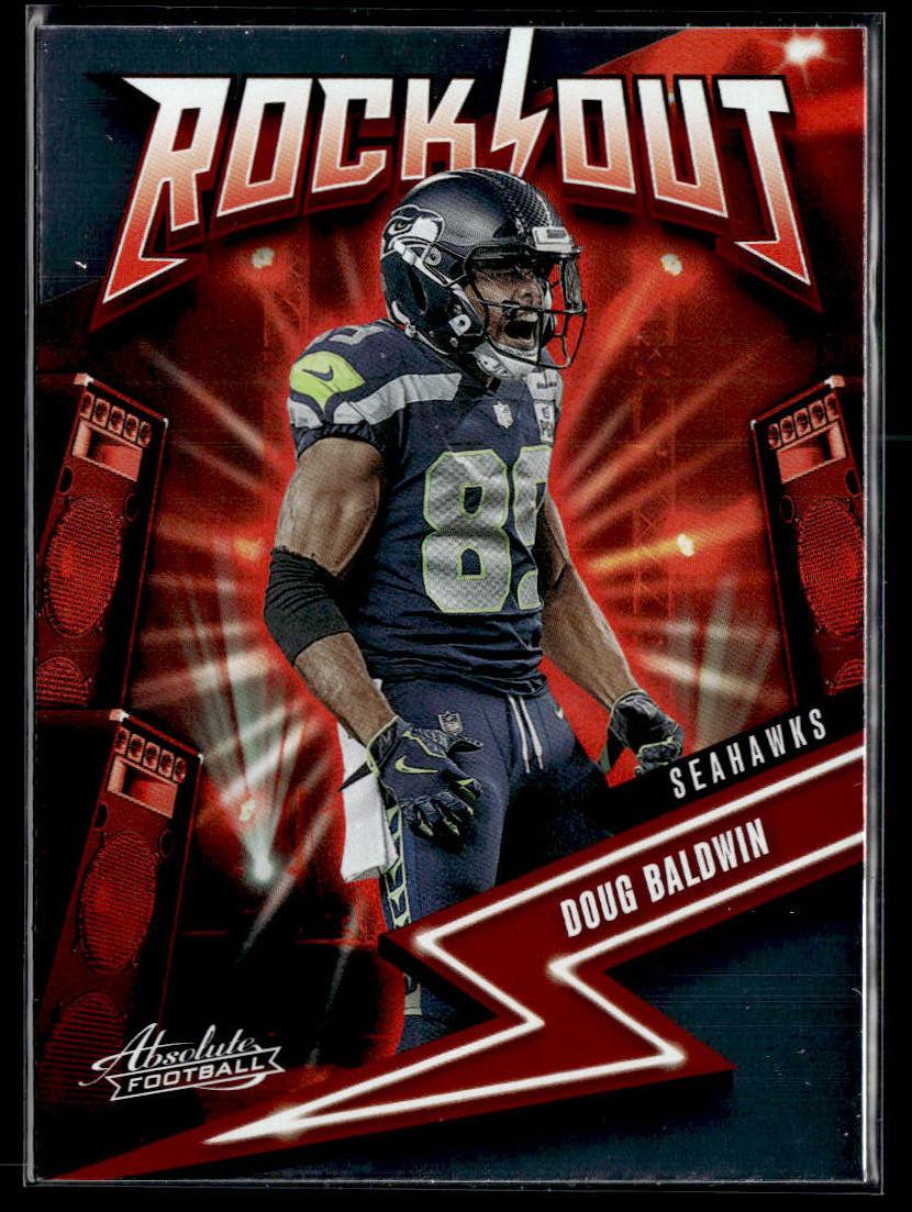 2023 Panini Absolute #10 Doug Baldwin Rock Out  Krazy King Collectibles LLC   