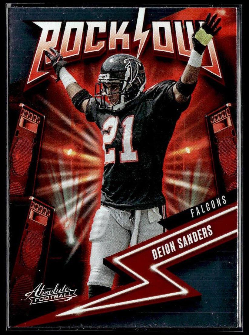 2023 Panini Absolute - Red #5 Deion Sanders Rock Out  Krazy King Collectibles LLC   