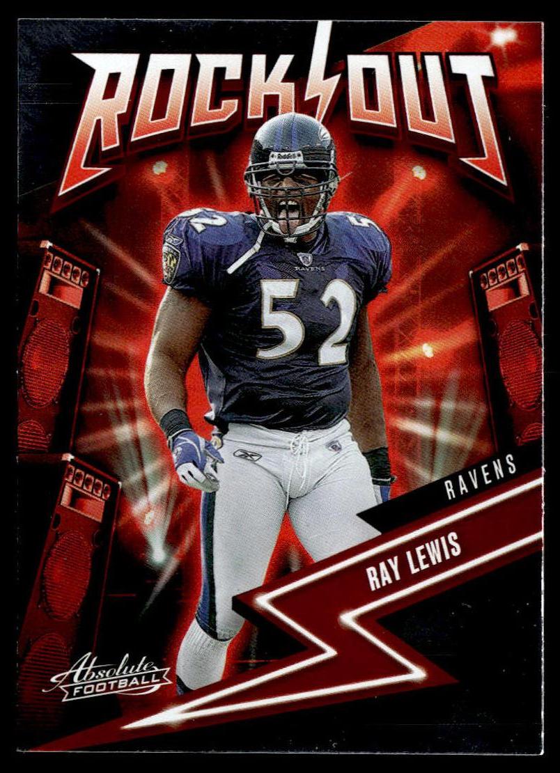 2023 Panini Absolute #16 Ray Lewis Rock Out  Krazy King Collectibles LLC   