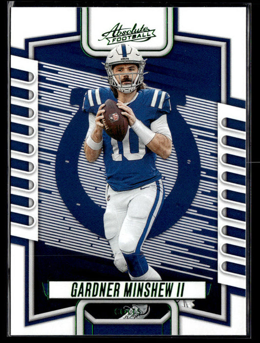 2023 Panini Absolute #7 Gardner Minshew II Green  Krazy King Collectibles LLC   