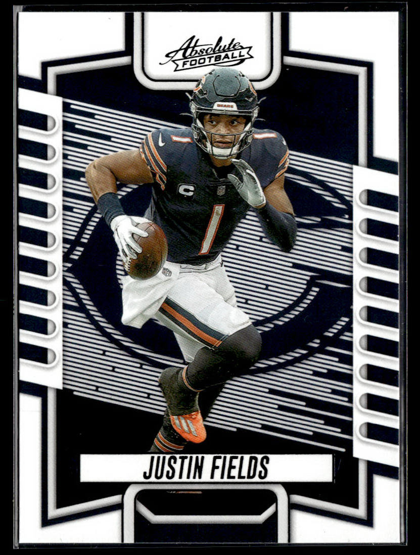 2023 Panini Absolute #30 Justin Fields Black  Krazy King Collectibles LLC   