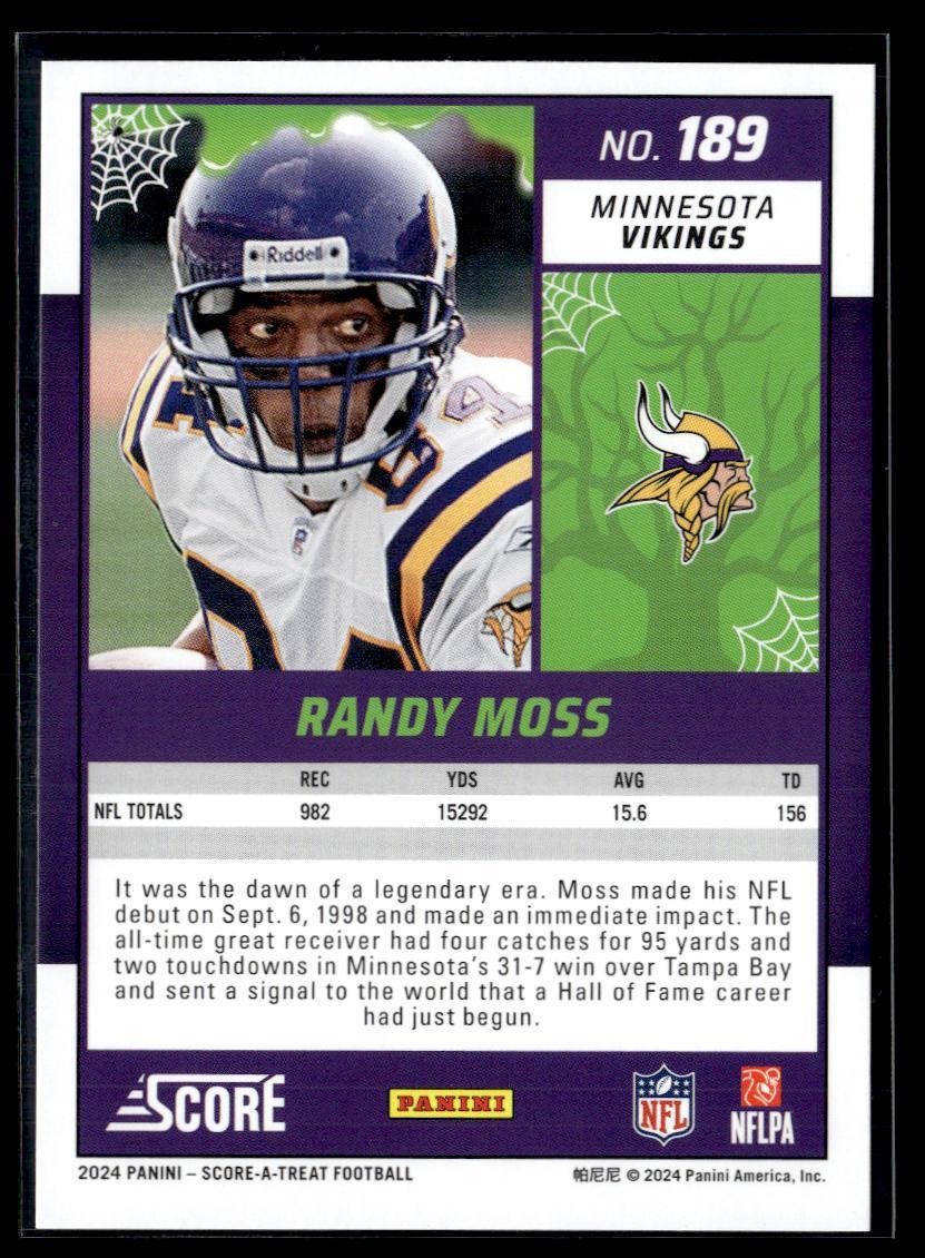 2024 Panini Score-A-Treat Randy Moss  Krazy King Collectibles LLC   