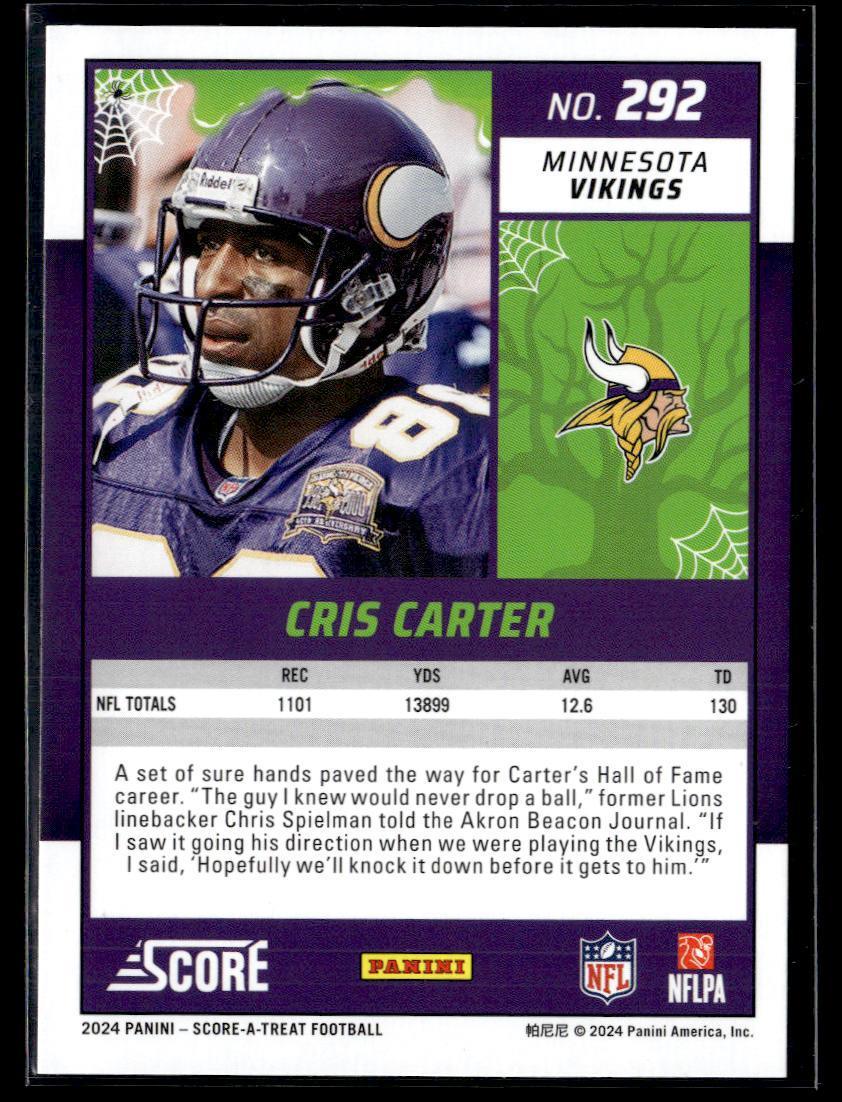 2024 Panini Score-A-Treat Cris Carter  Krazy King Collectibles LLC   