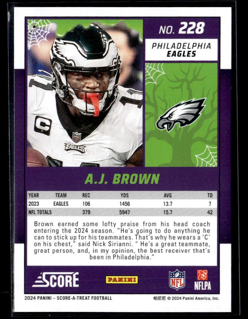 2024 Panini Score-A-Treat AJ Brown  Krazy King Collectibles LLC   