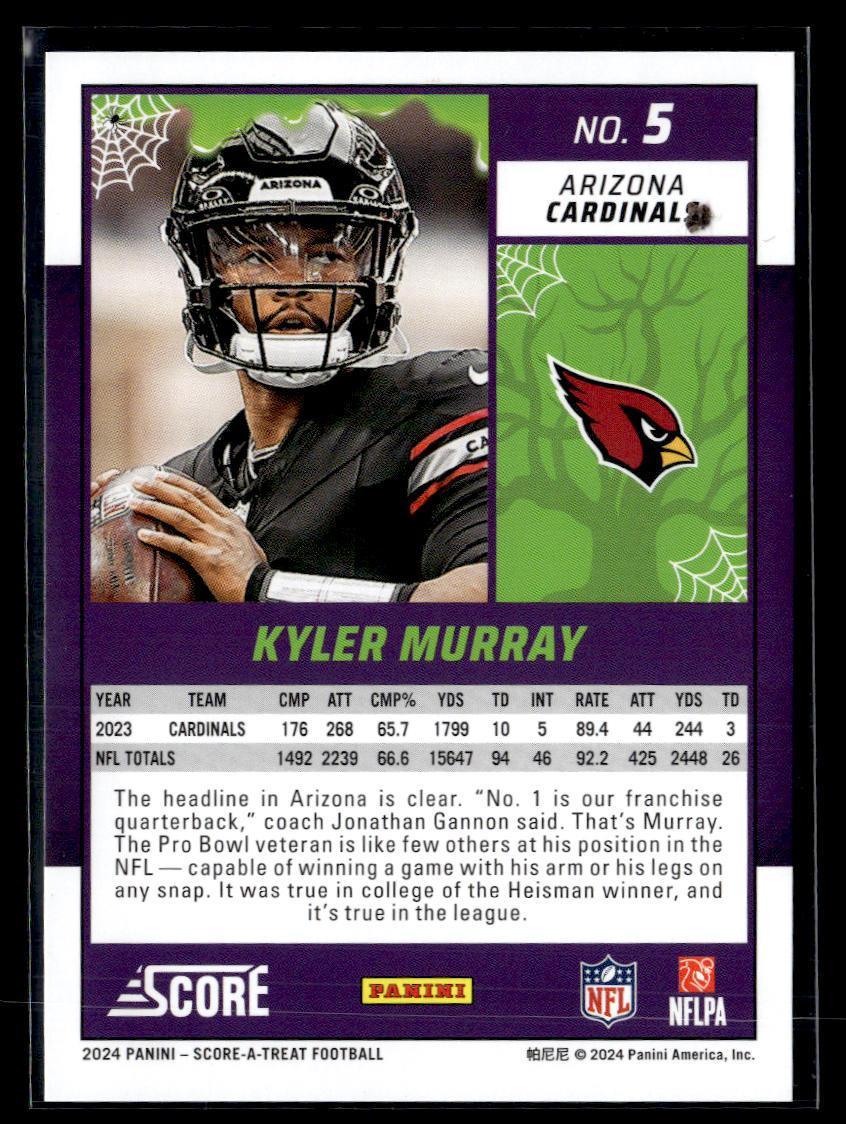 2024 Panini Score-A-Treat Kyler Murray  Krazy King Collectibles LLC   