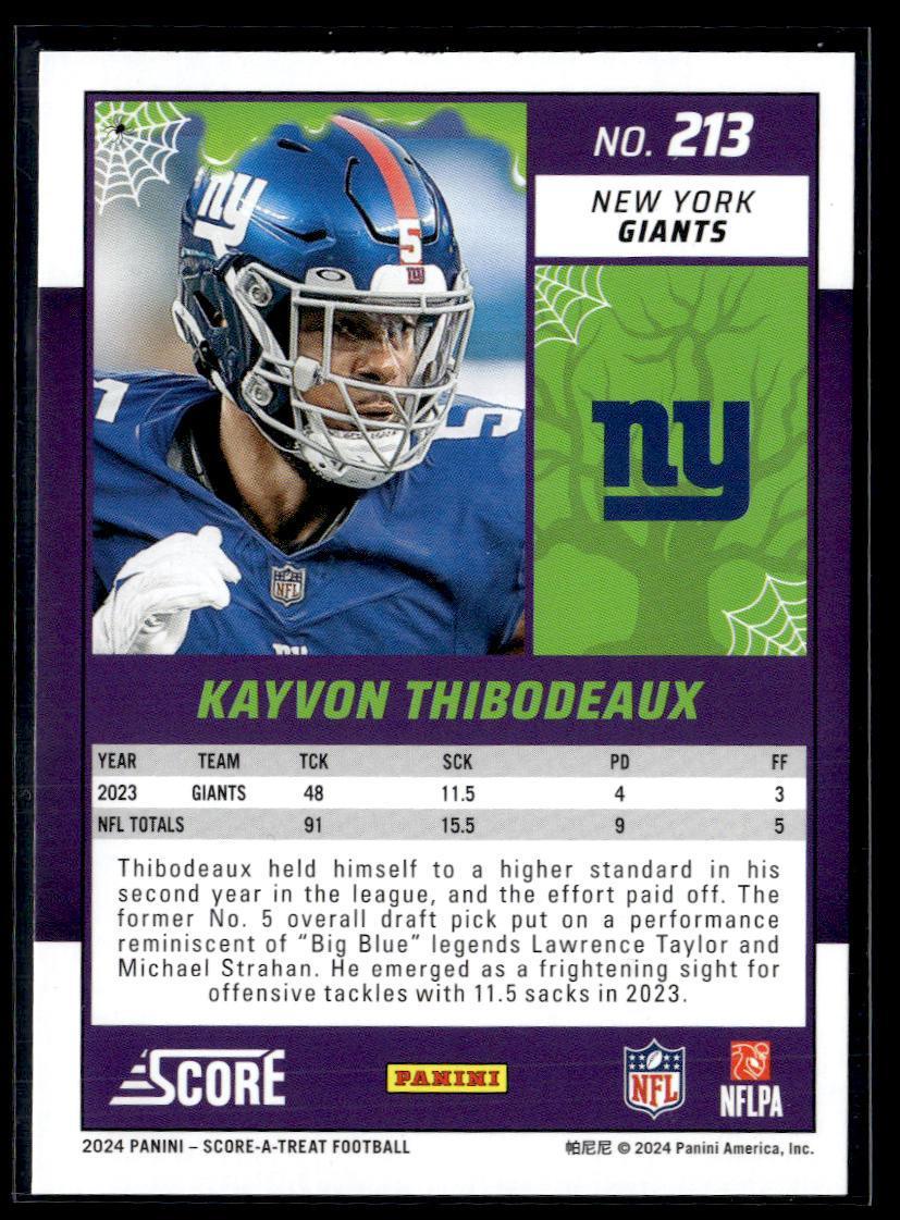 2024 Panini Score-A-Treat Kayvon Thibodeaux  Krazy King Collectibles LLC   