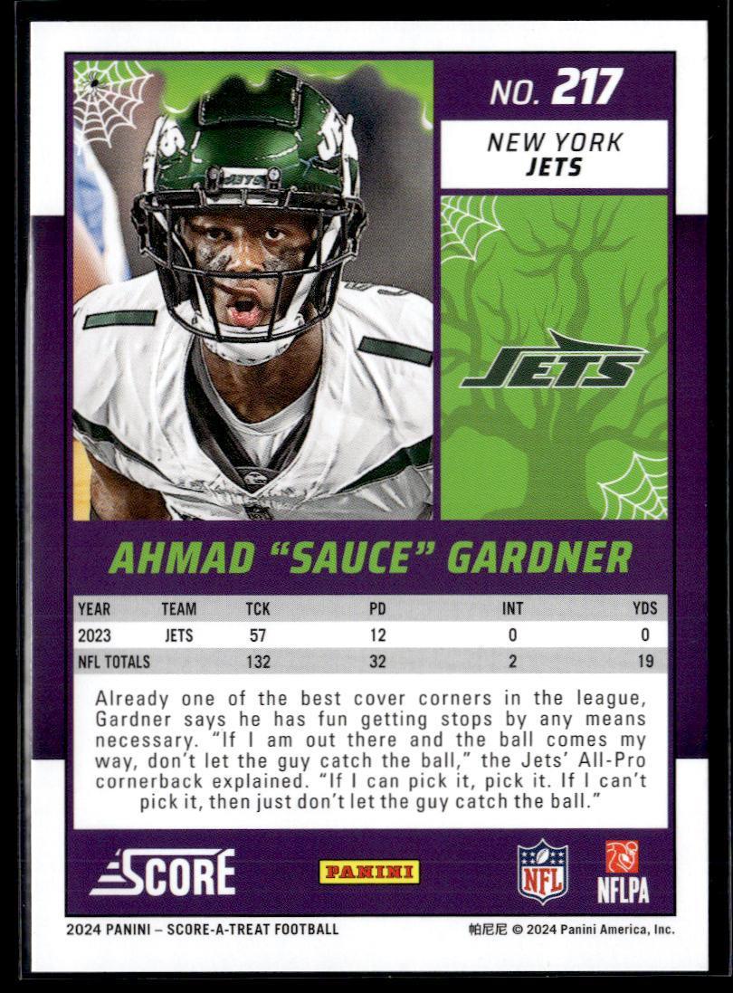 2024 Panini Score-A-Treat Ahmad "Sauce" Gardner  Krazy King Collectibles LLC   