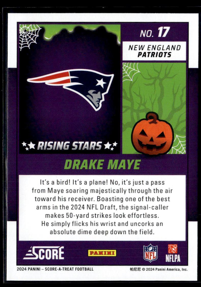 2024 Panini Score-A-Treat Drake Maye  Krazy King Collectibles LLC   