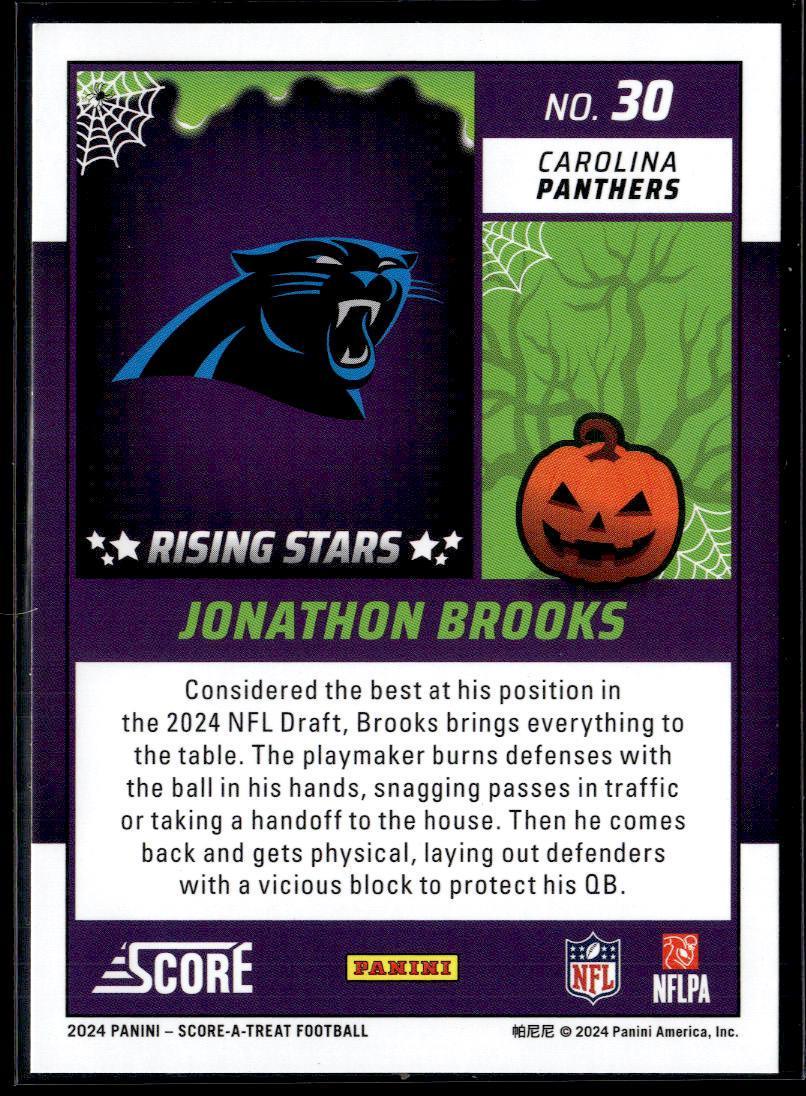 2024 Panini Score-A-Treat Jonathon Brooks  Krazy King Collectibles LLC   