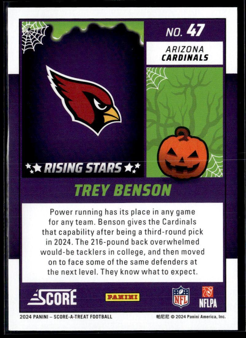 2024 Panini Score-A-Treat Trey Benson  Krazy King Collectibles LLC   