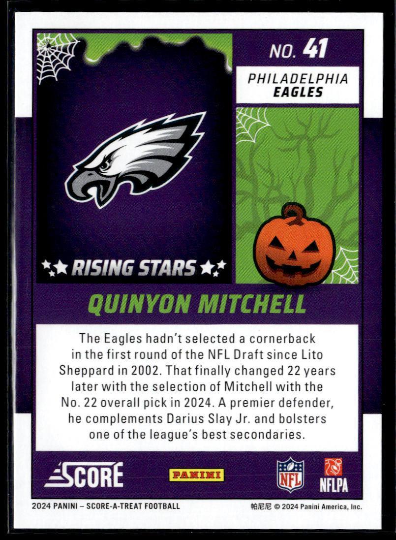 2024 Panini Score-A-Treat Quinyon Mitchell  Krazy King Collectibles LLC   