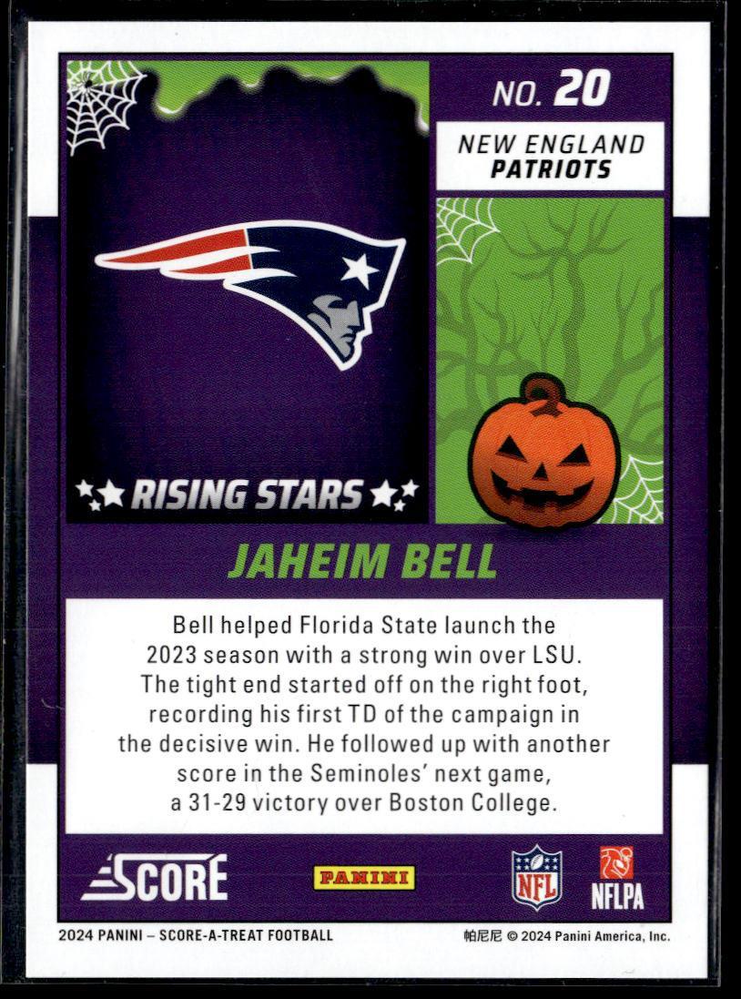 2024 Panini Score-A-Treat Jaheim Bell  Krazy King Collectibles LLC   