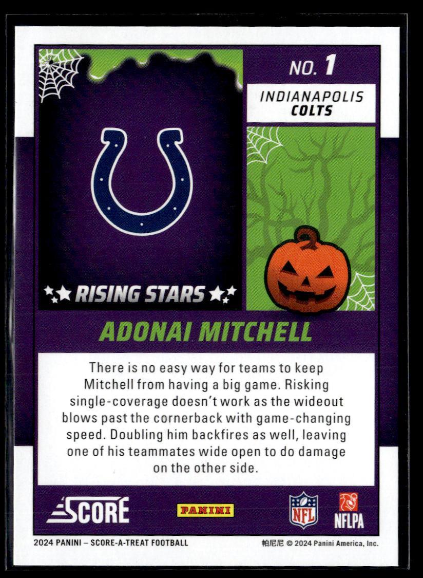 2024 Panini Score-A-Treat Adonai Mitchell  Krazy King Collectibles LLC   