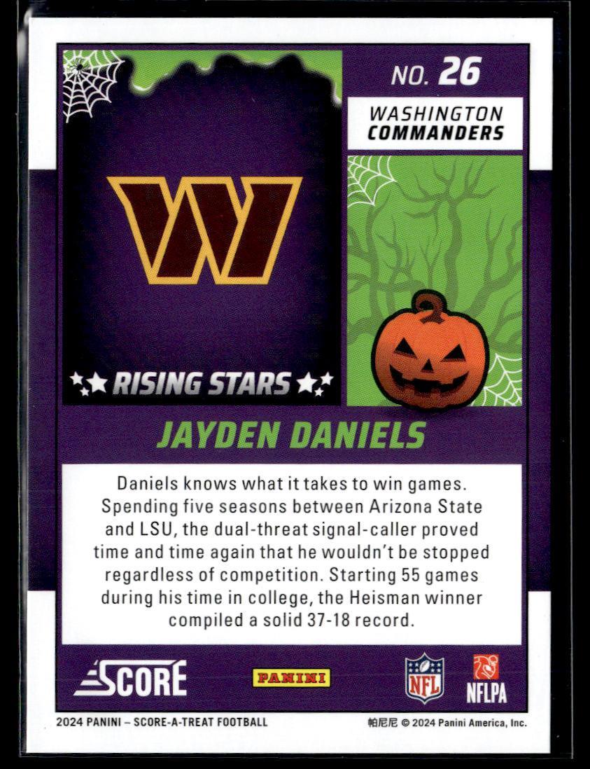 2024 Panini Score-A-Treat Jayden Daniels  Krazy King Collectibles LLC   