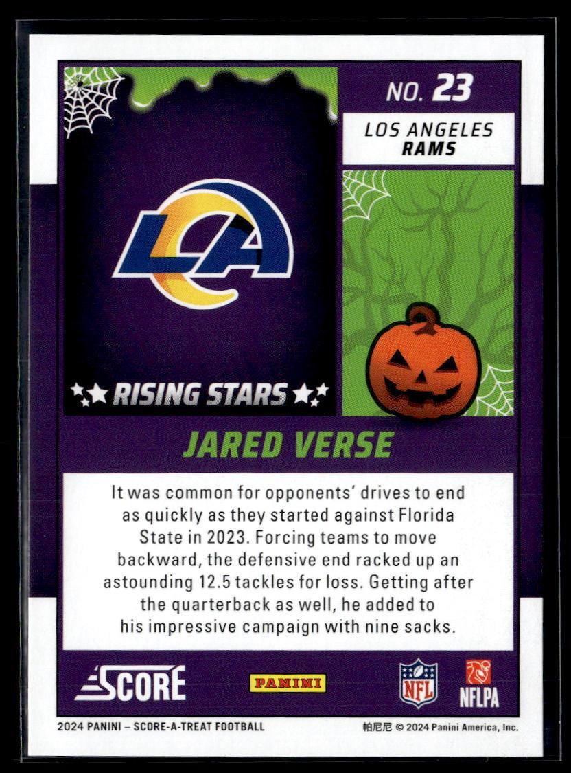 2024 Panini Score-A-Treat Jared Verse  Krazy King Collectibles LLC   