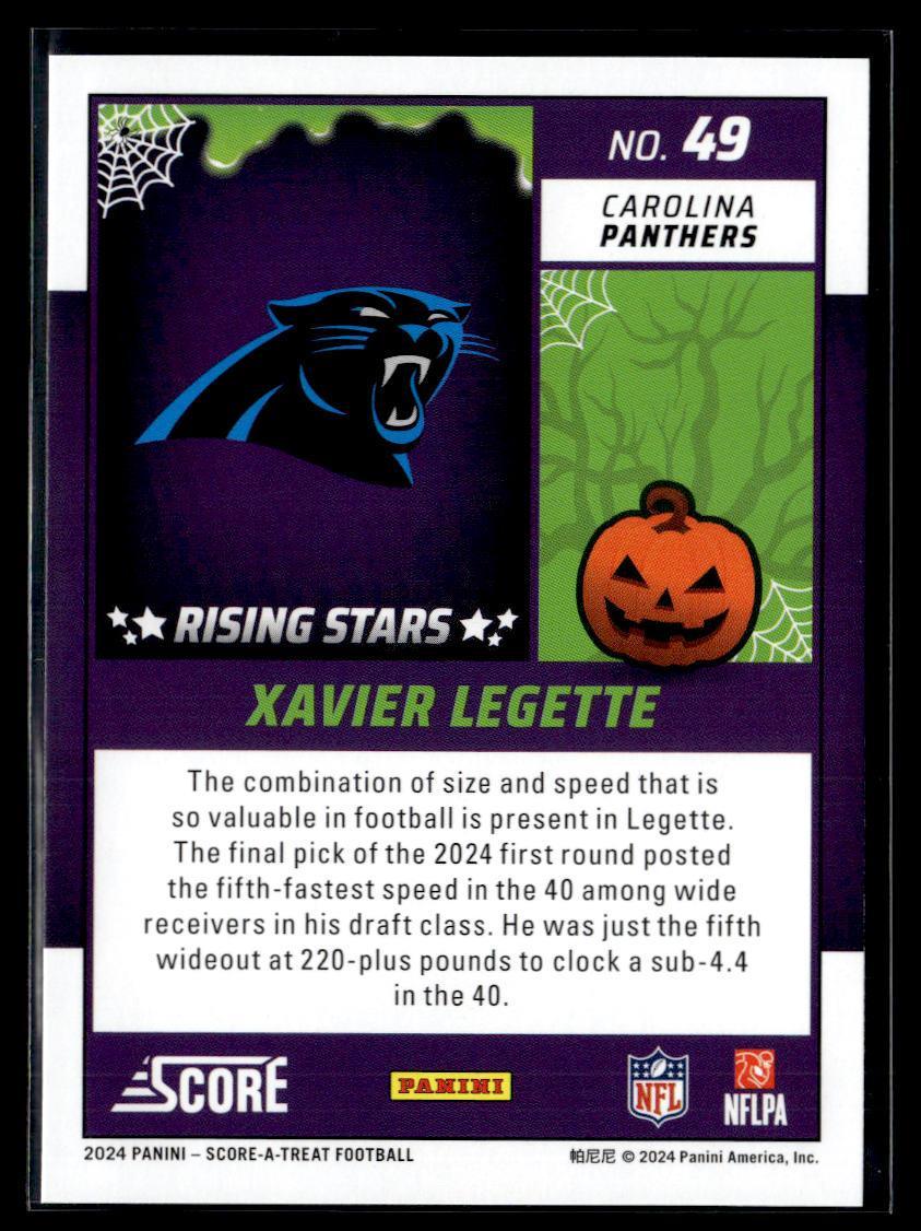 2024 Panini Score-A-Treat Xavier Legette  Krazy King Collectibles LLC   