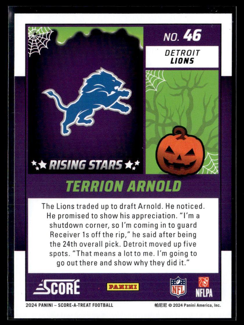 2024 Panini Score-A-Treat Terrion Arnold  Krazy King Collectibles LLC   