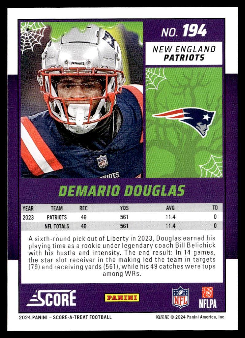 2024 Panini Score-A-Treat Demario Douglas  Krazy King Collectibles LLC   