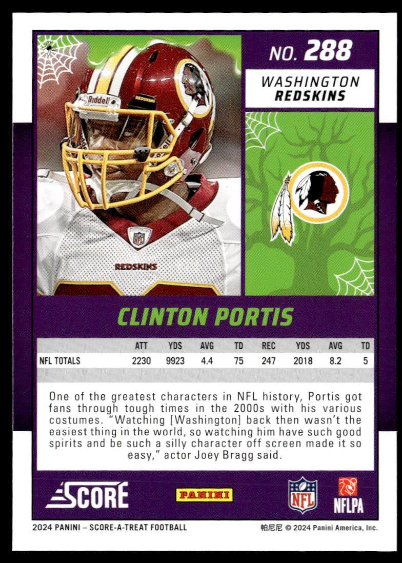 2024 Panini Score-A-Treat Clinton Portis  Krazy King Collectibles LLC   