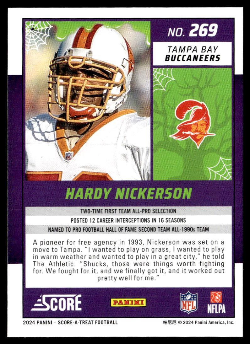 2024 Panini Score-A-Treat Hardy Nickerson  Krazy King Collectibles LLC   