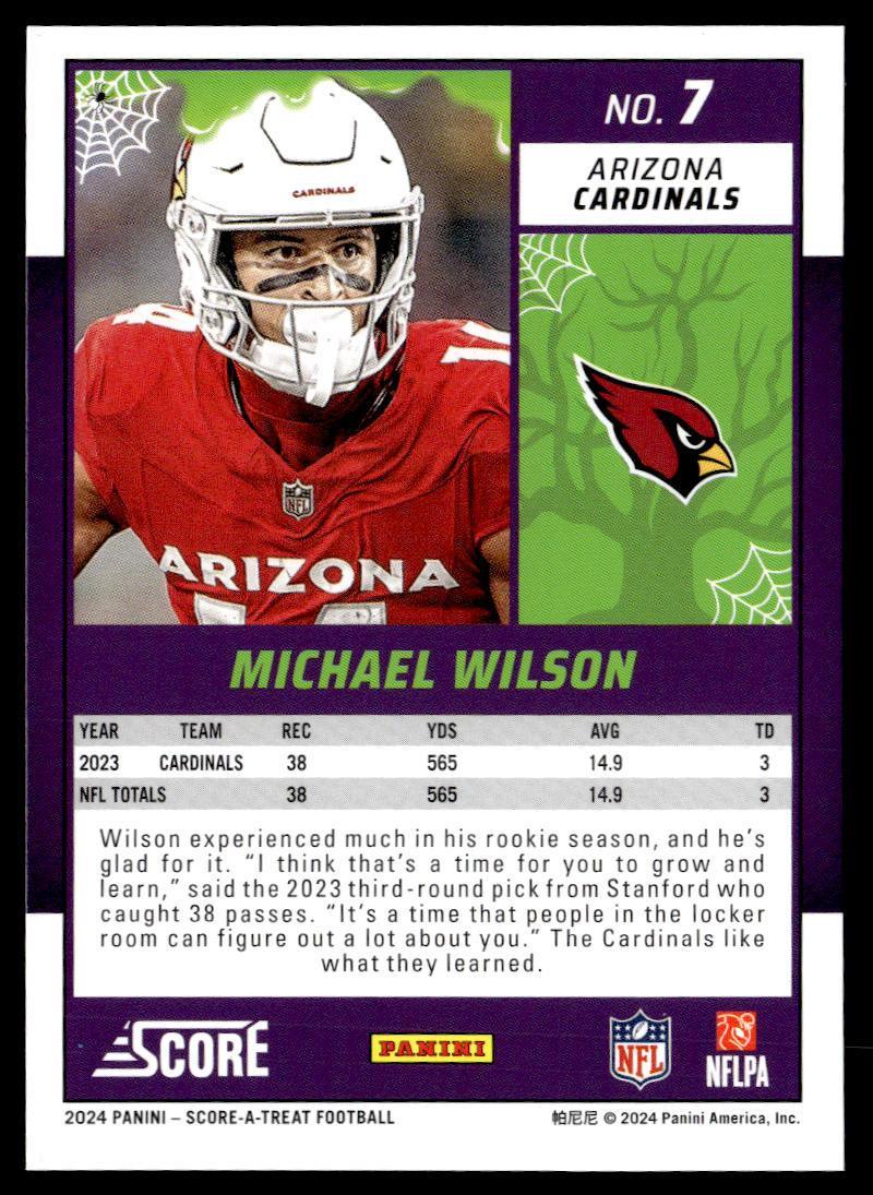 2024 Panini Score-A-Treat Michael Wilson  Krazy King Collectibles LLC   