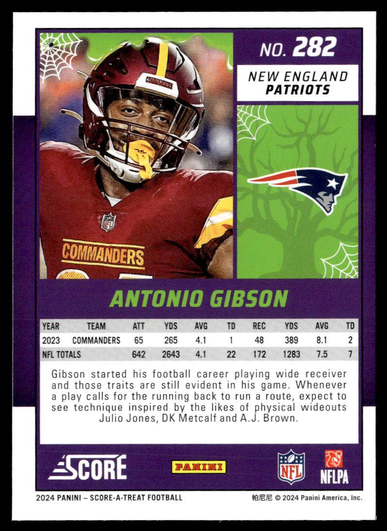 2024 Panini Score-A-Treat Antonio Gibson  Krazy King Collectibles LLC   