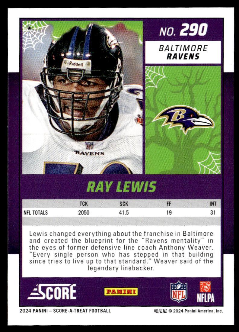 2024 Panini Score-A-Treat Ray Lewis  Krazy King Collectibles LLC   