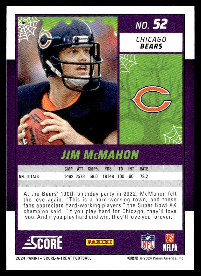 2024 Panini Score-A-Treat Jim McMahon  Krazy King Collectibles LLC   