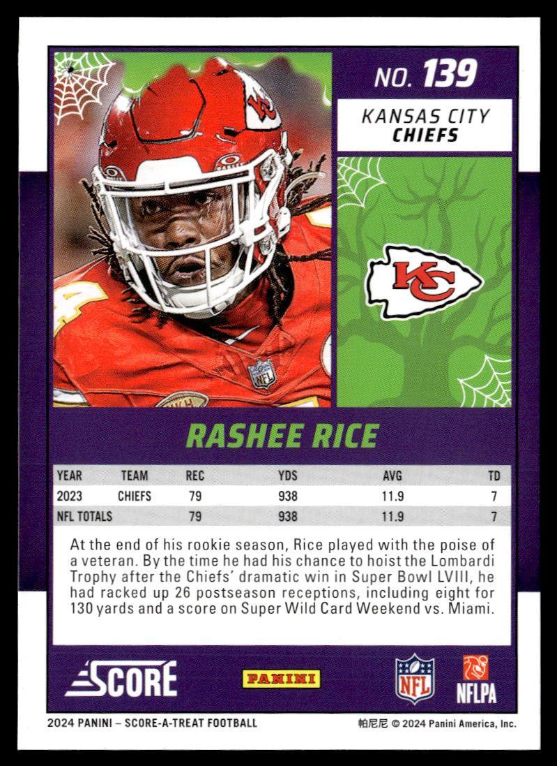 2024 Panini Score-A-Treat Rashee Rice  Krazy King Collectibles LLC   