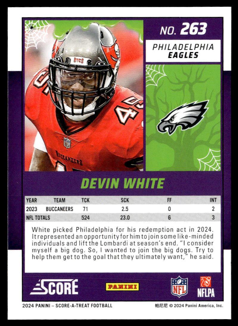 2024 Panini Score-A-Treat Devin White  Krazy King Collectibles LLC   