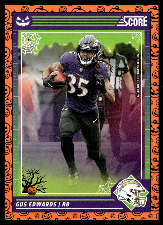 2024 Panini Score-A-Treat Gus Edwards  Krazy King Collectibles LLC   