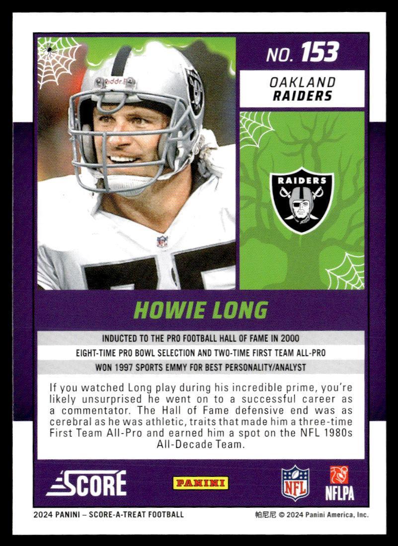 2024 Panini Score-A-Treat Howie Long  Krazy King Collectibles LLC   