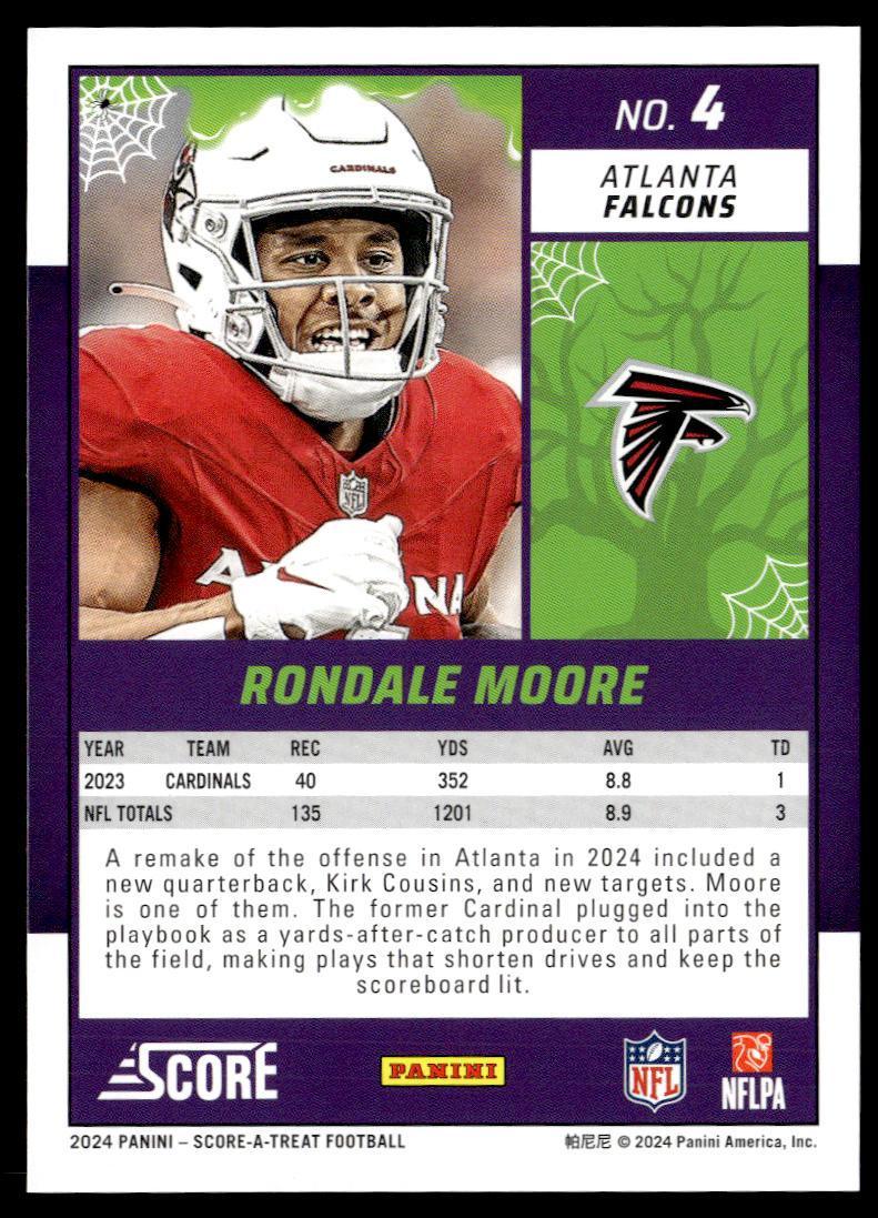 2024 Panini Score-A-Treat Rondale Moore  Krazy King Collectibles LLC   