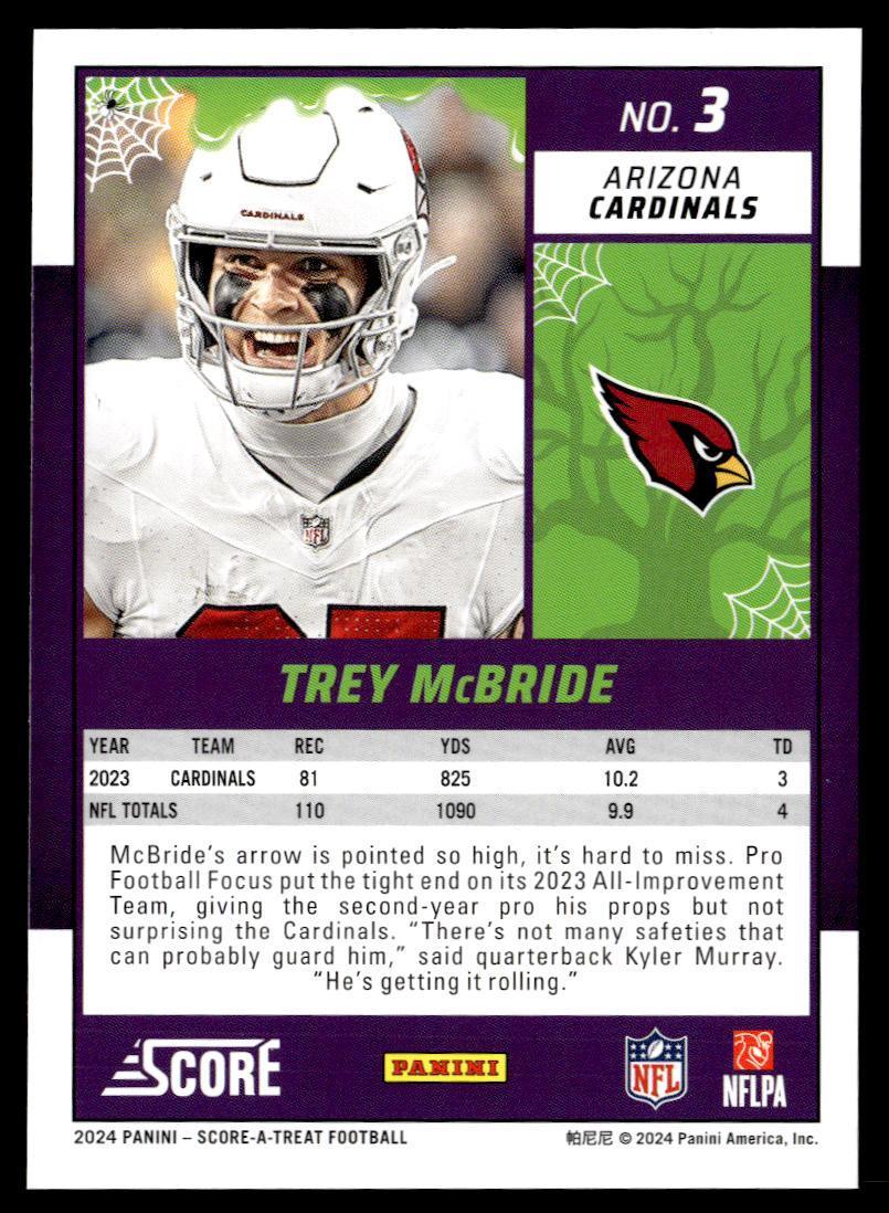 2024 Panini Score-A-Treat Trey McBride  Krazy King Collectibles LLC   