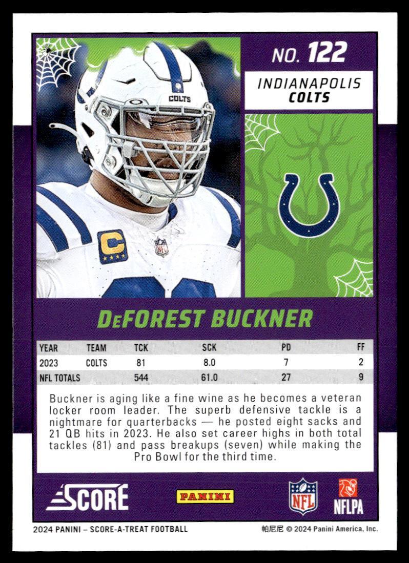 2024 Panini Score-A-Treat DeForest Buckner  Krazy King Collectibles LLC   