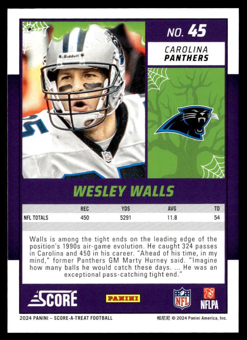 2024 Panini Score-A-Treat Wesley Walls  Krazy King Collectibles LLC   