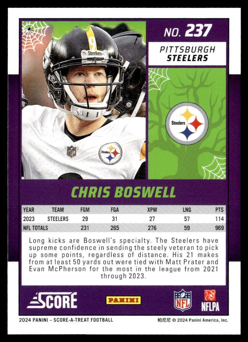 2024 Panini Score-A-Treat Chris Boswell  Krazy King Collectibles LLC   