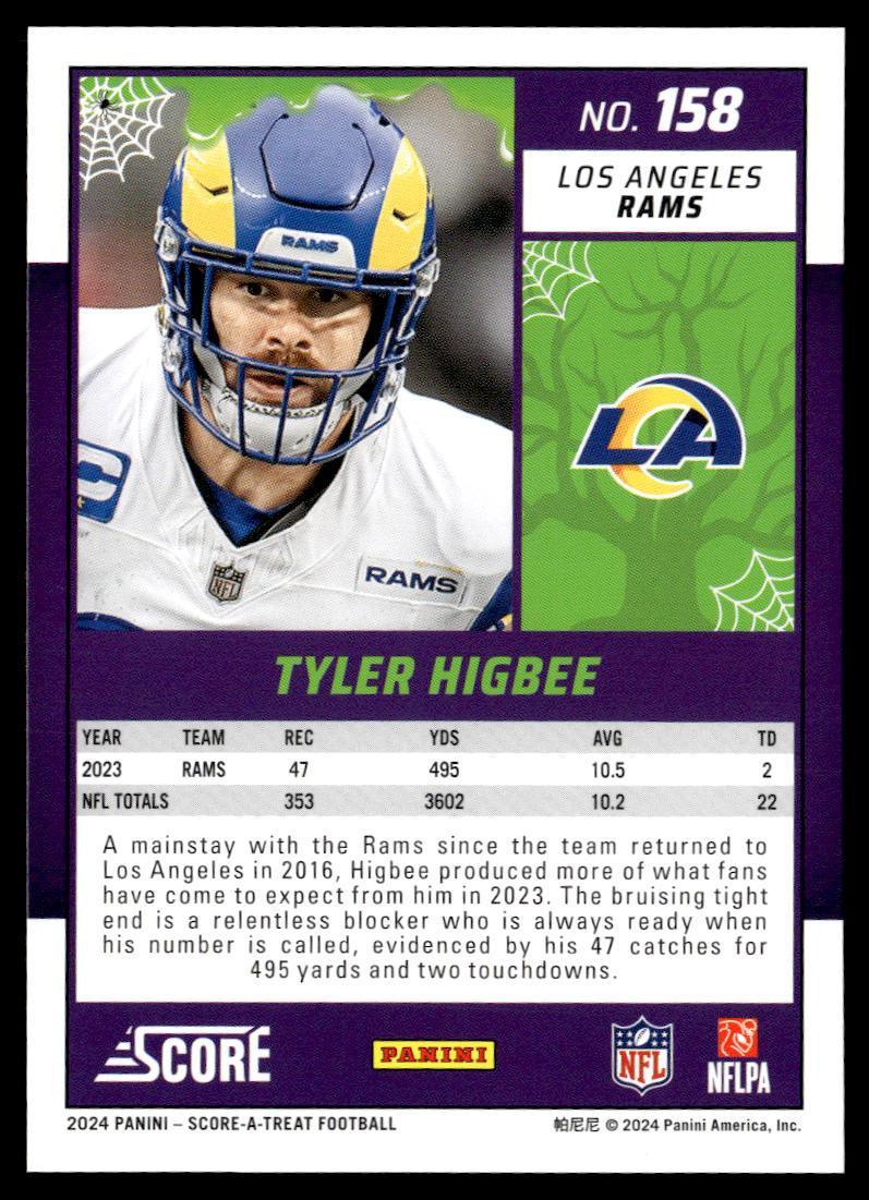 2024 Panini Score-A-Treat Tyler Higbee  Krazy King Collectibles LLC   