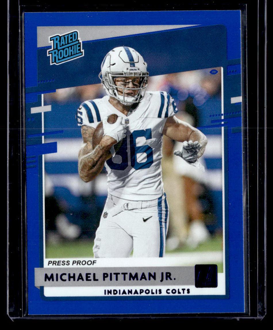 2020 Donruss #322 Michael Pittman Jr. Press Proof Red  Krazy King Collectibles LLC   