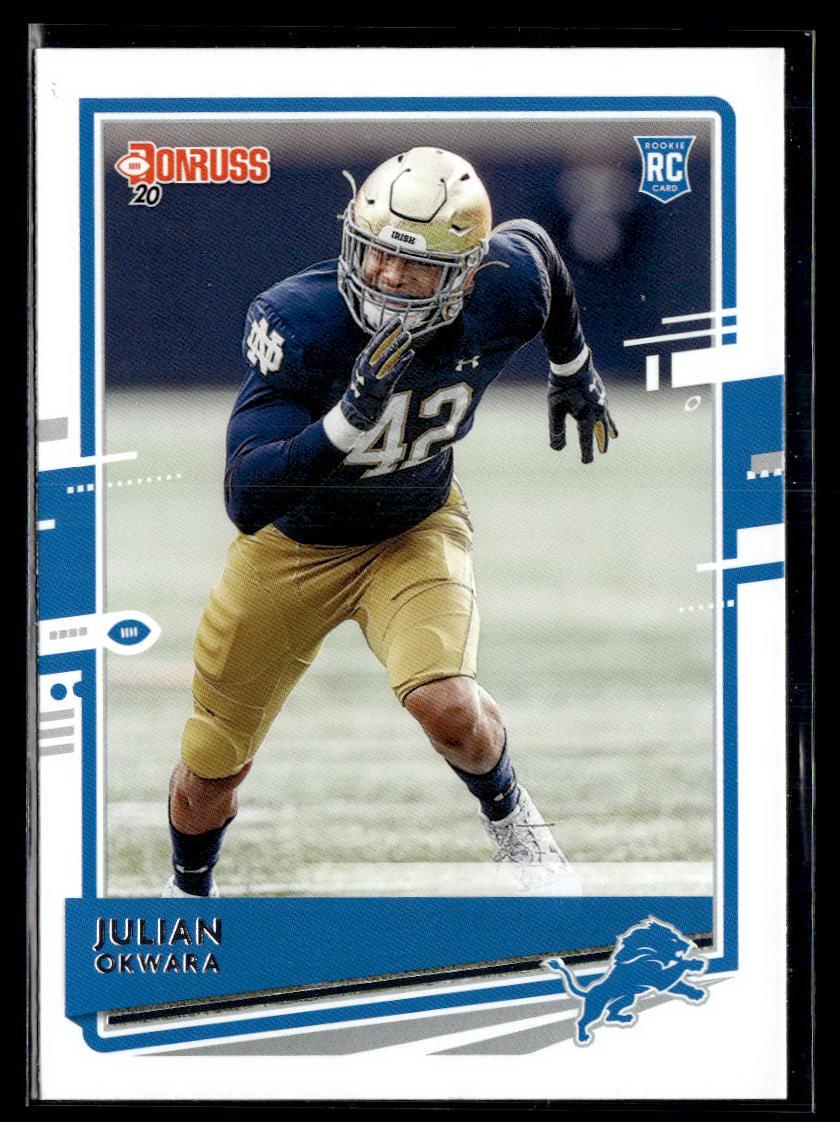 2020 Donruss #294 Julian Okwara  Krazy King Collectibles LLC   