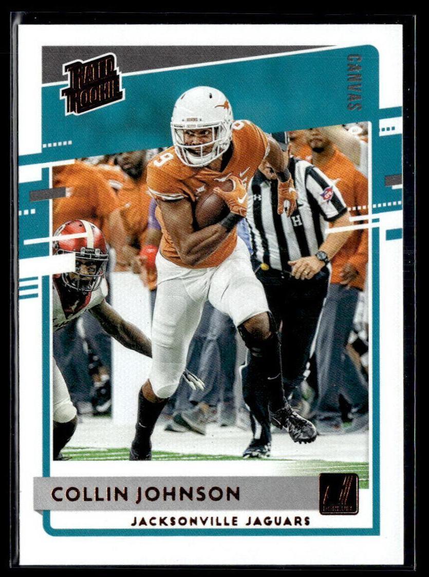 2020 Donruss #347 Collin Johnson Rated Rookies Canvas  Krazy King Collectibles LLC   