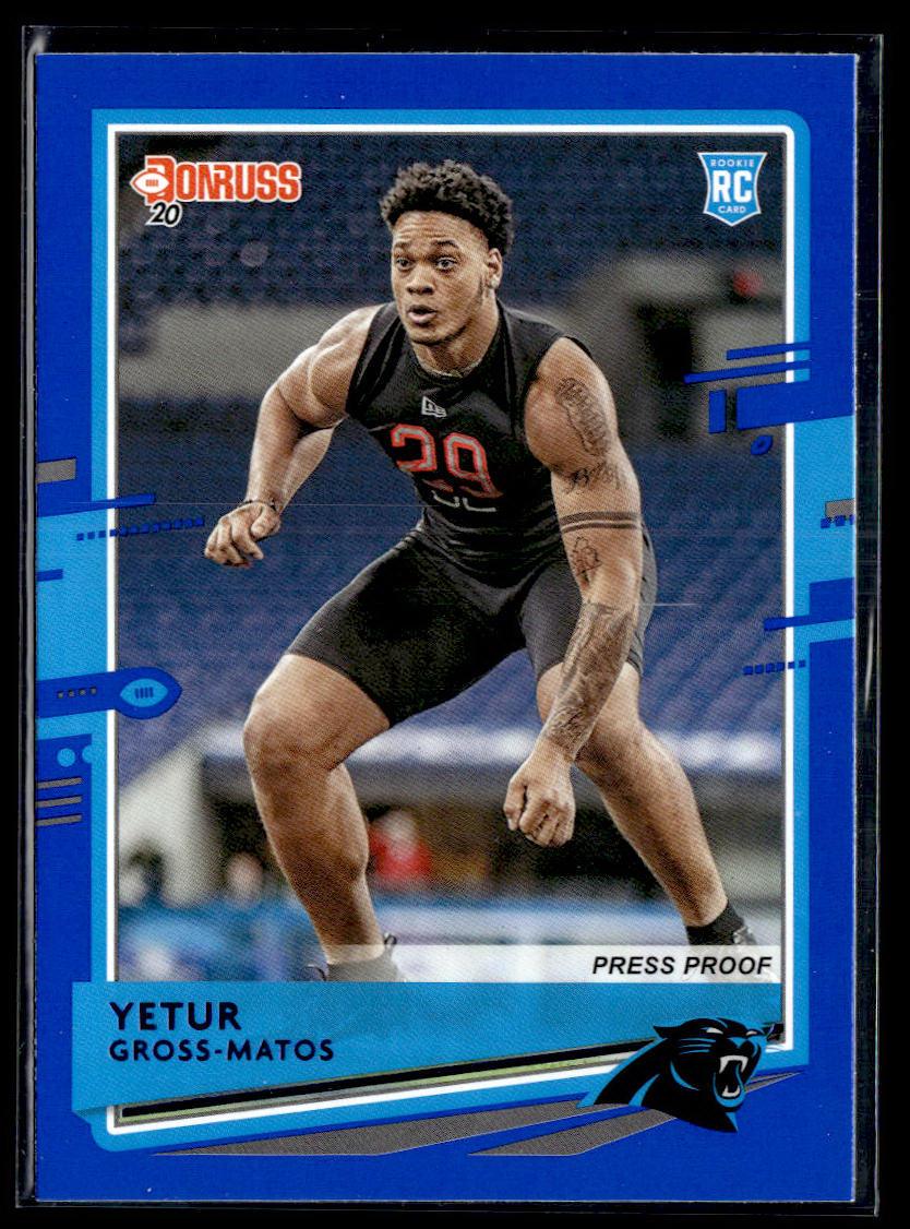 2020 Donruss #263 Yetur Gross-Matos Press Proof Red  Krazy King Collectibles LLC   