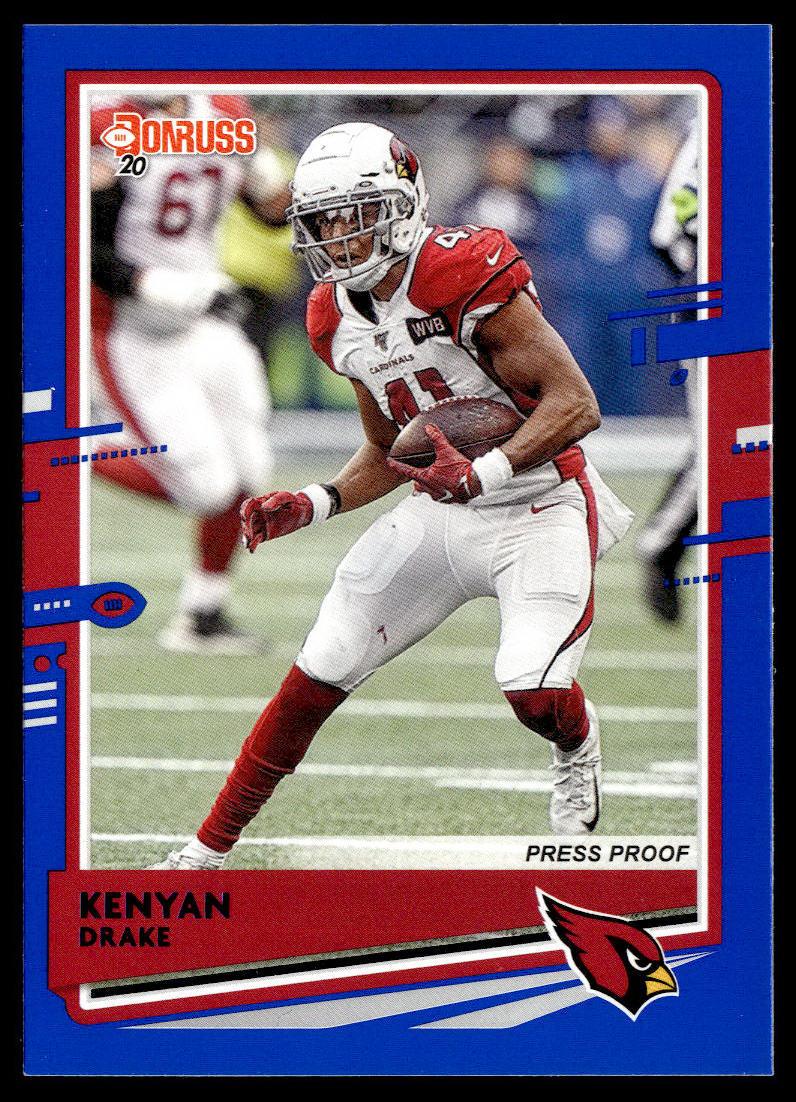 2020 Donruss #21 Kenyan Drake Press Proof Blue  Krazy King Collectibles LLC   