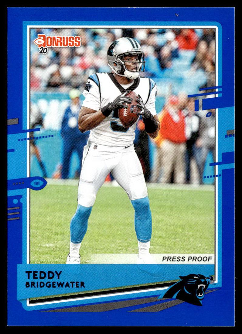 2020 Donruss #49 Teddy Bridgewater Press Proof Blue  Krazy King Collectibles LLC   