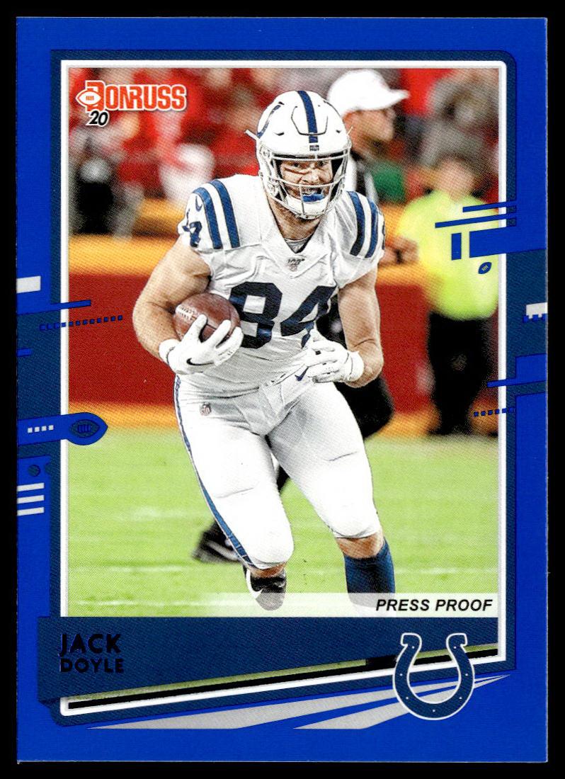 2020 Donruss #124 Jack Doyle Press Proof Blue  Krazy King Collectibles LLC   