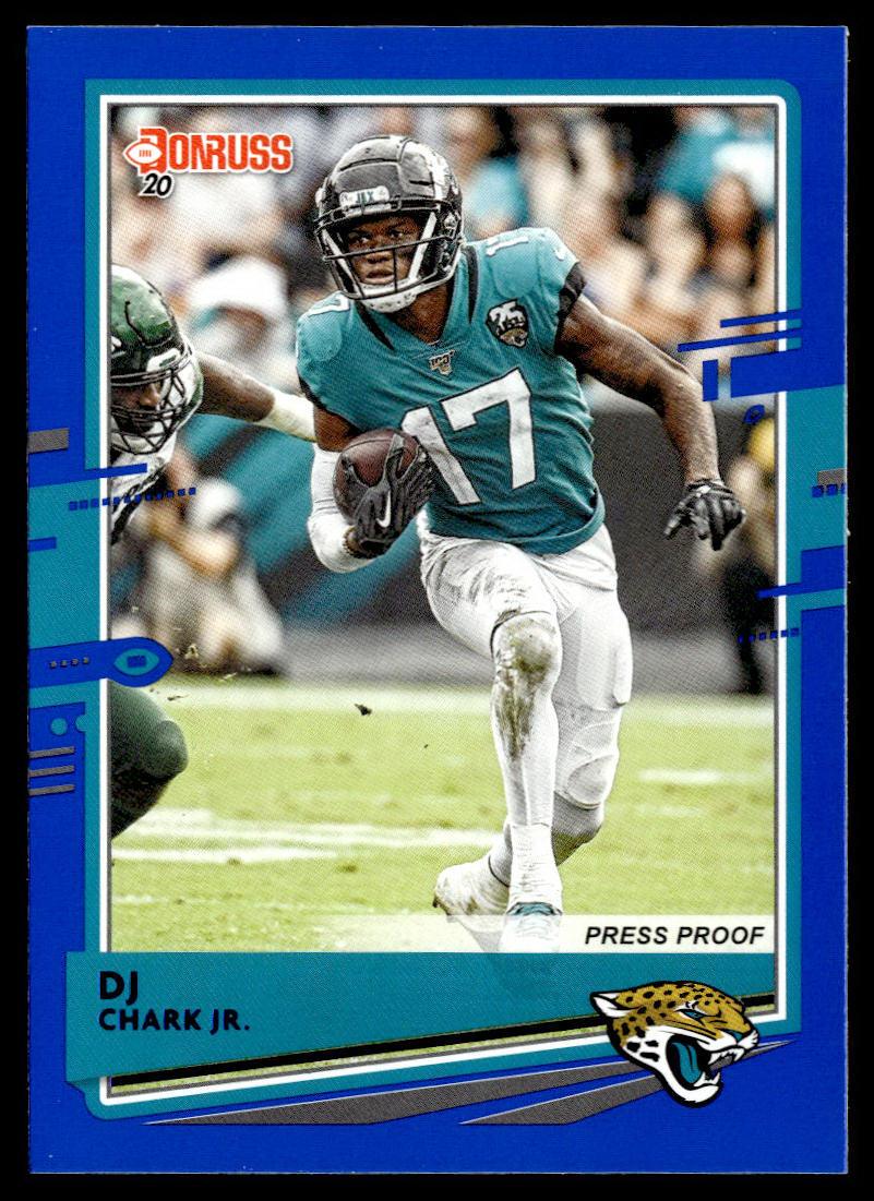 2020 Donruss #128 DJ Chark Jr. Press Proof Blue  Krazy King Collectibles LLC   