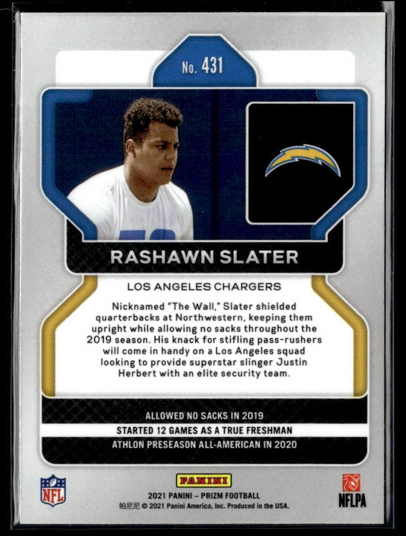 2021 Panini Prizm #431 Rashawn Slater  Krazy King Collectibles LLC   