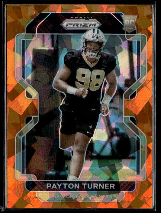 2021 Panini Prizm #379 Payton Turner Orange Ice  Krazy King Collectibles LLC   